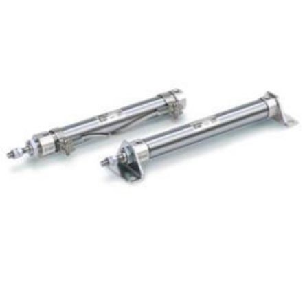 SMC Double Acting Cylinder - CDJ2D16, 16mm Bore, 125mm Stroke, CJ2 Series, Double Acting [CDJ2D16-125Z-B]; 270-2754