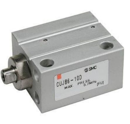 SMC Pneumatic Cylinder - CDUJB6, 6mm Bore, 15mm Stroke, CUJ Series, Double Acting [CDUJB6-15DM]; 270-2767