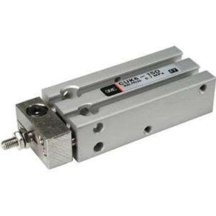 SMC Pneumatic Cylinder - CDUK16, 16mm Bore, 60mm Stroke, CU Series, Double Acting [CDUK16-60D]; 270-2768