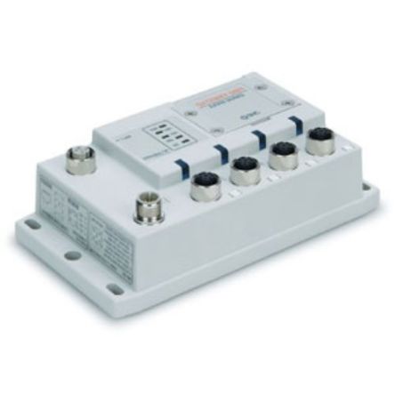 SMC EX510 Series Fieldbus Interface Module for Use with 5 Port Solenoid Valve Series SY, SV, VQC, PNP, Source/PNP [EX510-S101]; 270-2855