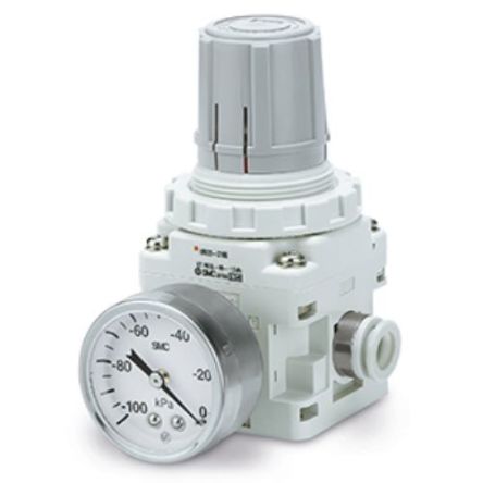 SMC 235L/min Vacuum Regulator, -100kPa to -1.3kPa [IRV20-C10BG]; 270-2884