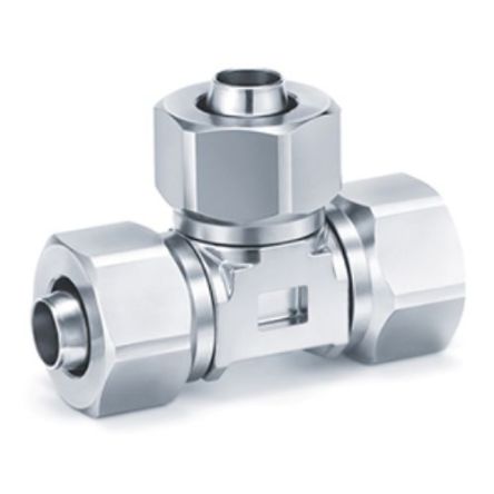 SMC KFG2 Series Multiple Tee, Push In 10 mm to Push In 10 mm, Tube-to-Tube Connection Style, SERIE KFG2 [KFG2T1075-00]; 270-2935
