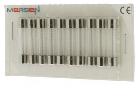 Mersen 1A F Glass Cartridge Fuse, 6.3 x 32mm [V090569]; 270-3119