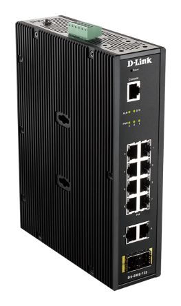 D-Link 12-Port Industrial Gigabit Smart Managed Switch, Smart 12 Port Ethernet Switch [DIS-200G-12S]; 270-3451