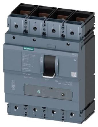 Siemens, SENTRON MCCB 4P 400A, Breaking Capacity 55 kA, Fixed Mount [3VA1340-5FF42-0AA0]; 270-3491
