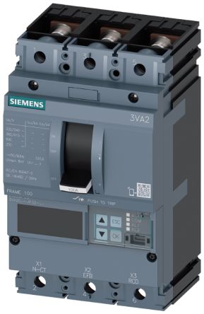 Siemens, SENTRON MCCB 3P 25A, Breaking Capacity 55 kA, Fixed Mount [3VA2025-5JP32-0AA0]; 270-3633