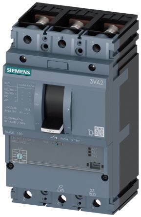 Siemens, SENTRON MCCB 3P 100A, Breaking Capacity 110 kA, Fixed Mount [3VA2110-7HK32-0AA0]; 270-3970