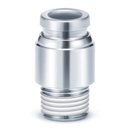 SMC KQB2 Series Threaded-to-Tube, M5 to 6 mm, Threaded-to-Tube Connection Style, SERIE KQB2 [KQB2S06-M5]; 270-4148