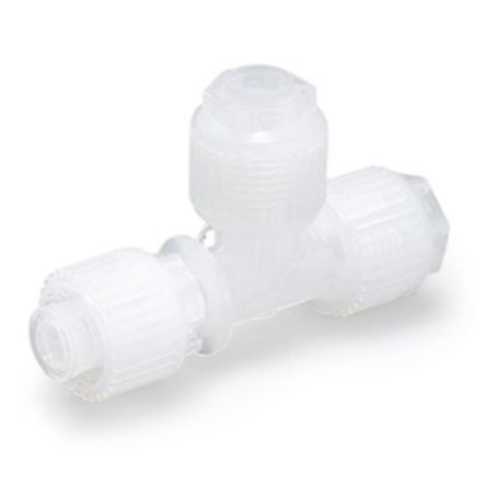 SMC LQ1 Series Union Tee, 1/4 in to 1/4 in, Tube-to-Tube Connection Style, LQ1T2A [LQ1T2A]; 270-4157