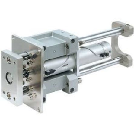 SMC Pneumatic Guided Cylinder - MGGLB32, 32mm Bore, 250mm Stroke, MGG Series, Double Acting [MGGLB32-250]; 270-4166