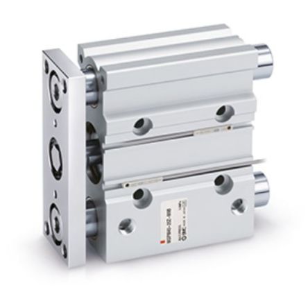 SMC Pneumatic Guided Cylinder - Series MGP, 16mm Bore, 10mm Stroke, MGP Series, Double Acting [MGPL16-10Z]; 270-4168