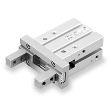 SMC 2 Finger Double Action Pneumatic Gripper, MHZL2-16D2, Parallel Gripping Type [MHZL2-16D2]; 270-4208