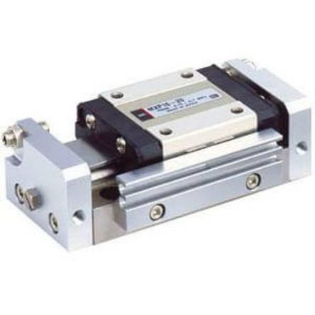 SMC Pneumatic Guided Cylinder - MXP12, 12mm Bore, 15mm Stroke, MXP Series, Double Acting [MXP12-15]; 270-4244