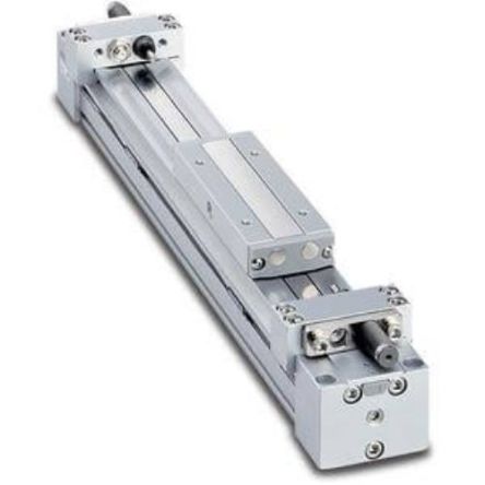 SMC Double Acting Rodless Pneumatic Cylinder 200mm Stroke, 10mm Bore [MY1B10G-200]; 270-4273