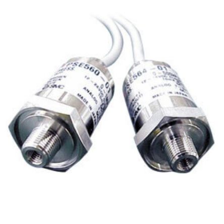 SMC PSE560 Series Pressure Sensor, 0kPa Min, 500kPa Max, Analogue Output 1 → 5 V Output [PSE564-02]; 270-4323