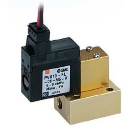 SMC Proportional Solenoid Valve Pneumatic Solenoid Valve - Air M5 x 0.8 PVQ10 Series [PVQ13-5M-08-M5-A]; 270-4324
