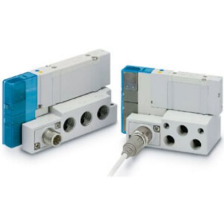 SMC Subplate for Single Unit Pneumatic Solenoid Valve - Solenoid G 1/4 SY5000 Series [SY50M-27-1-WO-02F]; 270-4427
