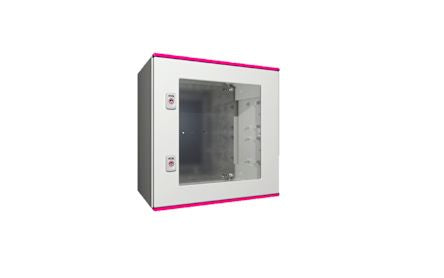 Rittal AX Series Fibreglass Reinforced Polyester Wall Box, IP56, Viewing Window, 500 mm x 500 mm x 300mm [1454000]; 270-4484