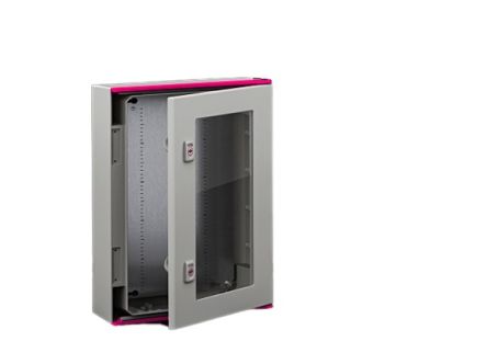 Rittal 146 Series Fibreglass Reinforced Polyester Wall Box, IP56, Viewing Window, 600 mm x 600 mm x 200mm [1467000]; 270-4485