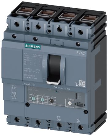 Siemens, SENTRON MCCB 4P 40A, Breaking Capacity 110 kA, Fixed Mount [3VA2140-7HL46-0AA0]; 270-4651