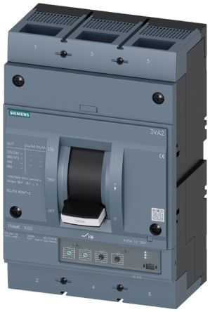Siemens, SENTRON MCCB 3P 800A, Breaking Capacity 25 kA, Fixed Mount [3VA2580-5HN32-0KK0]; 270-4840