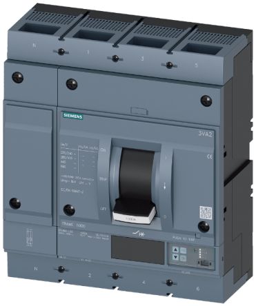 Siemens, SENTRON MCCB 4P 800A, Breaking Capacity 35 kA, Fixed Mount [3VA2580-7KQ42-0AA0]; 270-4867