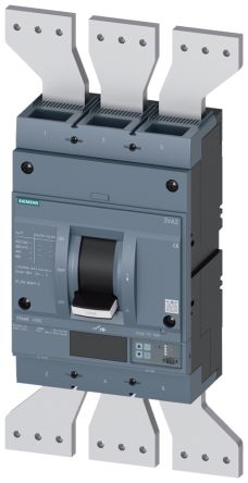 Siemens, SENTRON MCCB 3P 1.25kA, Breaking Capacity 25 kA, Fixed Mount [3VA2612-5JP32-0AA0]; 270-4879