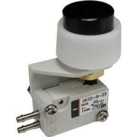 SMC Basic 2/2 Mechanical Valve VM100 Series, One-Touch Fitting 4 mm, 4mm, Series VM1000 [VM1110-4NU-00]; 270-5044