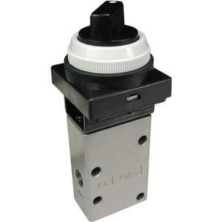 SMC Key Selector 3/2 Mechanical Valve VM400 Series, Rc 1/8, 1/4in, Series VM400 [VM430-01-36]; 270-5054