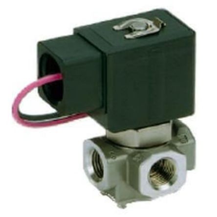 SMC Direct Operated 3 Port Solenoid Valve Pneumatic Solenoid Valve - Solenoid G 1/4 VX32 Series [VX3324-02F-5DO1]; 270-5122