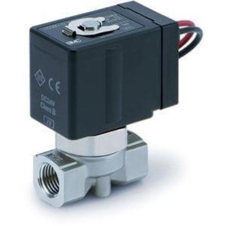SMC 2 Port Solenoid Valve Pneumatic Solenoid Valve - Electrical G 1/8 VXE21 Series [VXE2110-01F-5DO1]; 270-5126