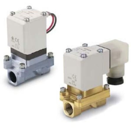 SMC 2 Port Solenoid Valve for Water Pneumatic Solenoid Valve - Air G 1 VXZ Series [VXZ265KGA]; 270-5130