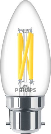Philips MASTER E27 LED Bulbs 3.4 W(40W), 2200/2700K, Warm Glow, Candle shape [929003012482]; 270-5307