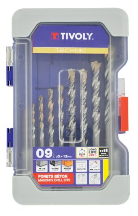 Tivoly 9-Piece, 12mm Max, 3mm Min [10960570018]; 270-5486