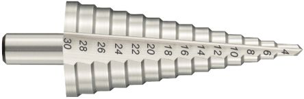 Tivoly High Speed Steel Step Drill Bit 4mm x 30mm [11448620430]; 270-5548