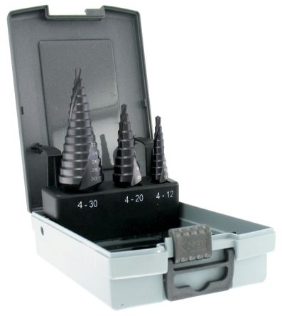 Tivoly 3-Piece for Steel, 30mm Max, 4mm Min, HSS-Co Bits [11448770001]; 270-5555