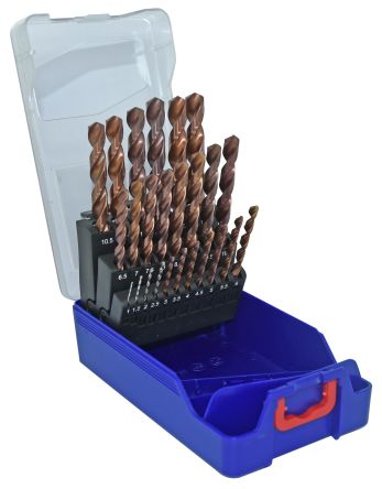 Tivoly 25-Piece, 13mm Max, 1mm Min, HSS Bits [11454170017]; 270-5571