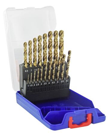 Tivoly 19-Piece for Stainless Steel, 10mm Max, 1mm Min, HSS-Co Bits [11455070015]; 270-5572