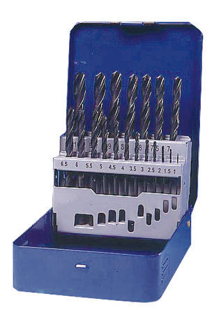Tivoly 25-Piece for Steel, 13mm Max, 1mm Min, HSS Bits [90200170003]; 270-5607