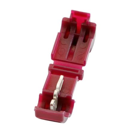 RS PRO T-Tap Wire Splice Connector, Red, Insulated, Tin 18 → 22 AWG [0]; 270-7445