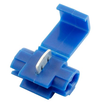 RS PRO Tap Wire Splice Connector, Blue, Insulated, Tin 18 → 14 AWG [0]; 270-7447