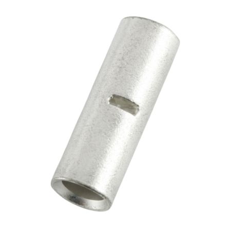 RS PRO Butt Splice Splice Connector, Sliver, Uninsulated, Tin 8 AWG [0]; 270-7455