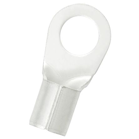 RS PRO Uninsulated Crimp Ring Terminal, 8.4mm Stud Size, 16mm² to 16mm² Wire Size, Silver [0]; 270-7477