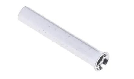 RS PRO Bootlace Ferrule, 10mm Pin Length, 1.4mm Pin Diameter, 1mm² Wire Size, Silver [0]; 270-7554