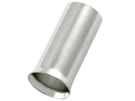 RS PRO Bootlace Ferrule, 12mm Pin Length, 3.5mm Pin Diameter, 6mm² Wire Size, Silver [0]; 270-7563