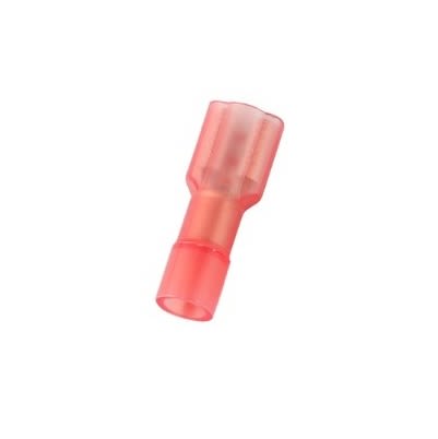 RS PRO Red Insulated Female Spade Connector, Double Crimp, 4.75 x 0.5mm Tab Size, 0.5mm² to 1.5mm² [0]; 270-7575