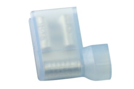 RS PRO Blue Insulated Female Spade Connector, Flag Terminal, 6.35 x 0.8mm Tab Size, 1.5mm² to 2.5mm² [0]; 270-7593