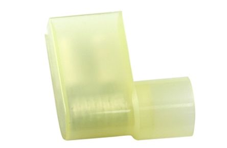 RS PRO Yellow Insulated Female Spade Connector, Flag Terminal, 6.35 x 0.8mm Tab Size, 4mm² to 6mm² [0]; 270-7594