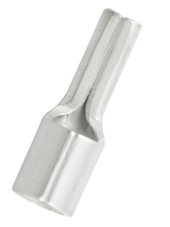 RS PRO Uninsulated, Tin Crimp Pin Connector, 16mm² to 16mm², 6AWG to 6AWG, 5.5mm Pin Diameter, 16mm Pin Length, Silver [0]; 270-7617