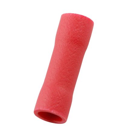 RS PRO Parallel Splice Connector, Red, Insulated, Tin 16 → 22 AWG [0]; 270-7624